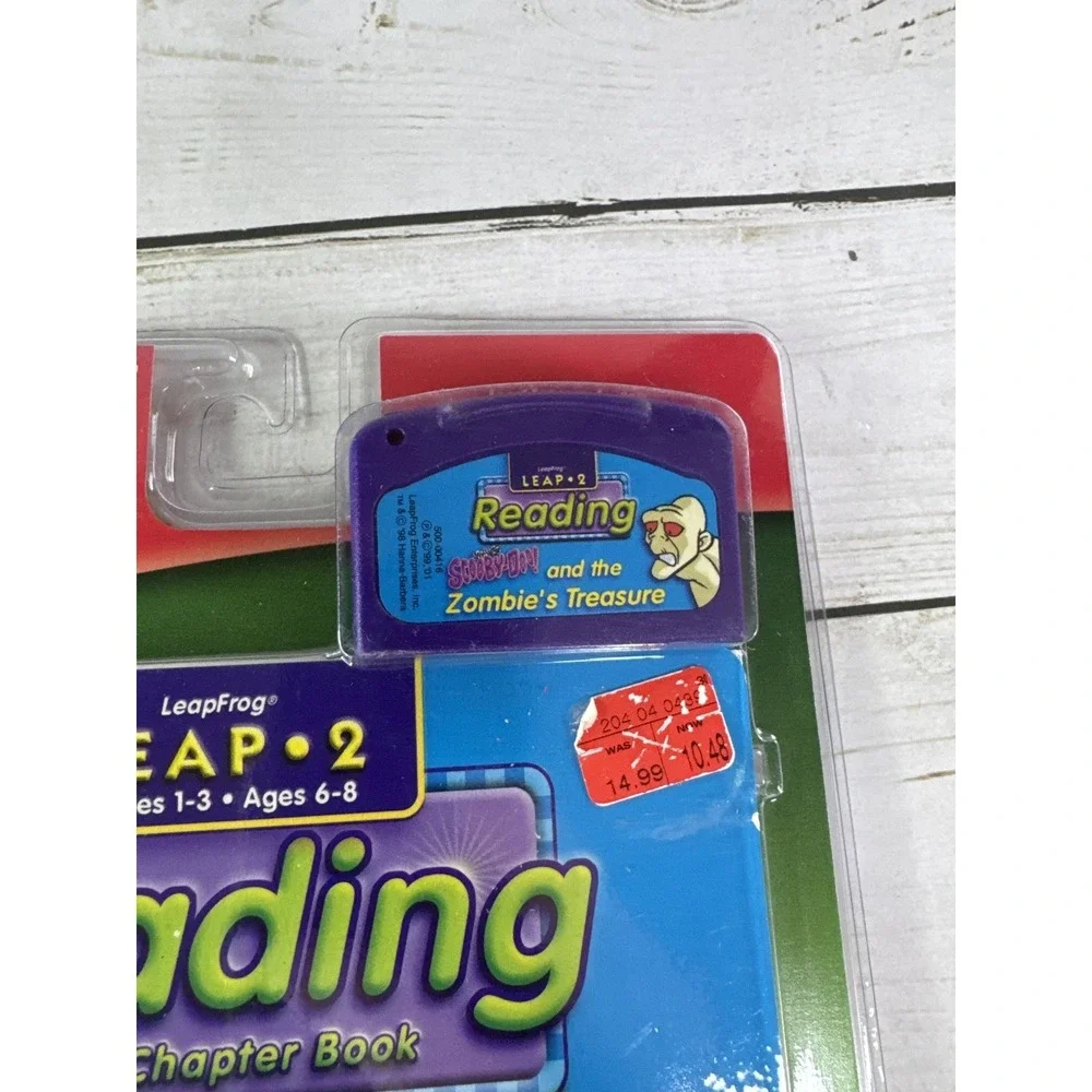 NEW LeapPad Leap 2 Reading Scooby-Doo and the Zombie's Treasure Book & Cartridge